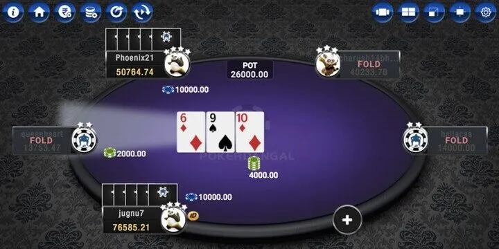 Các vòng cược preflop – river trong game bài Poker cực hay