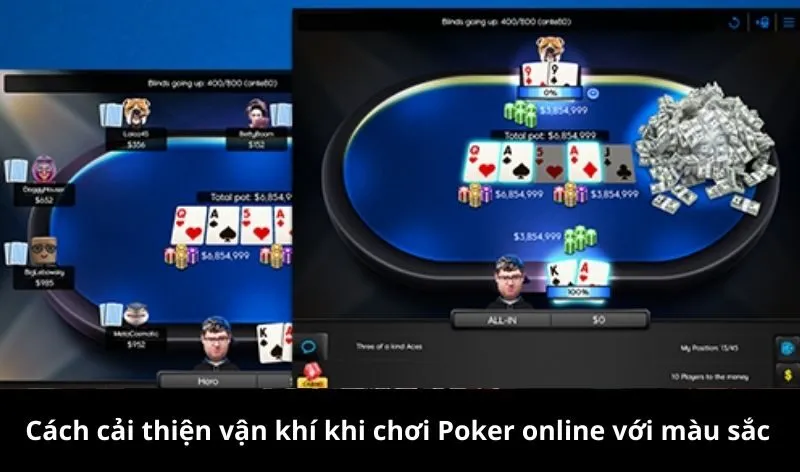 Cách cải thiện vận khí khi chơi poker online hiệu quả