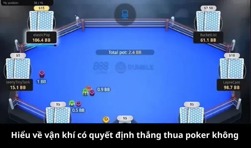 Vận khí có quyết định thắng thua poker không - “Tăng Vận Khí” là gì?