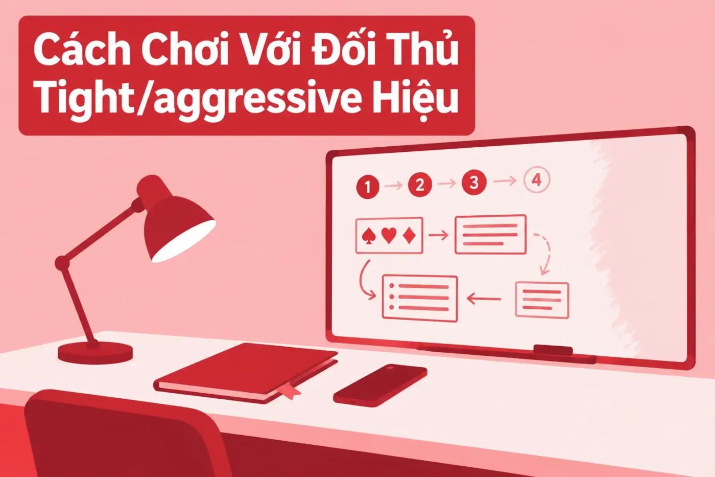 Cách chơi với đối thủ tight/aggressive hiệu quả các tín đồ nên áp dụng