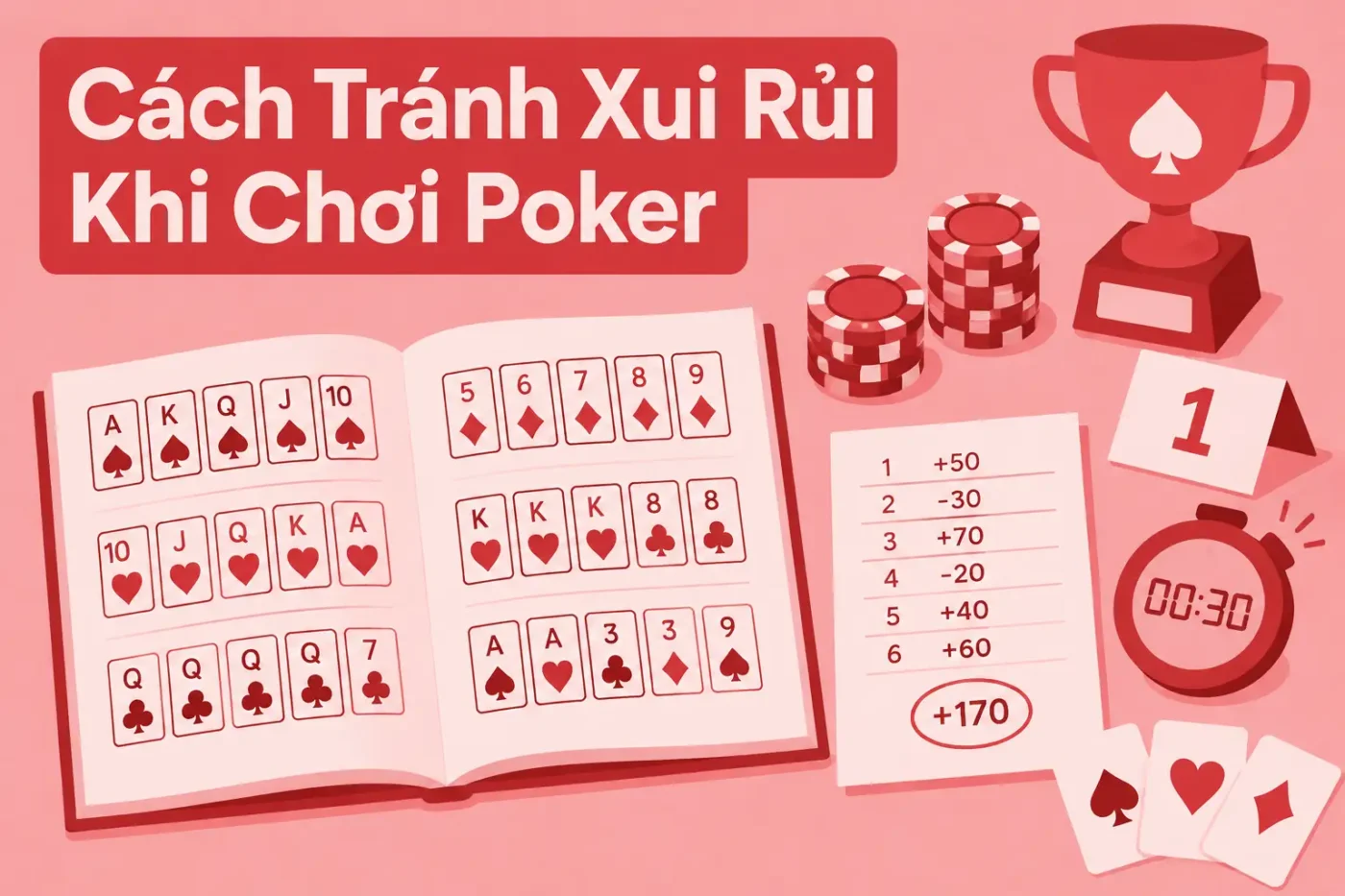 Cách tránh xui rủi khi chơi Poker