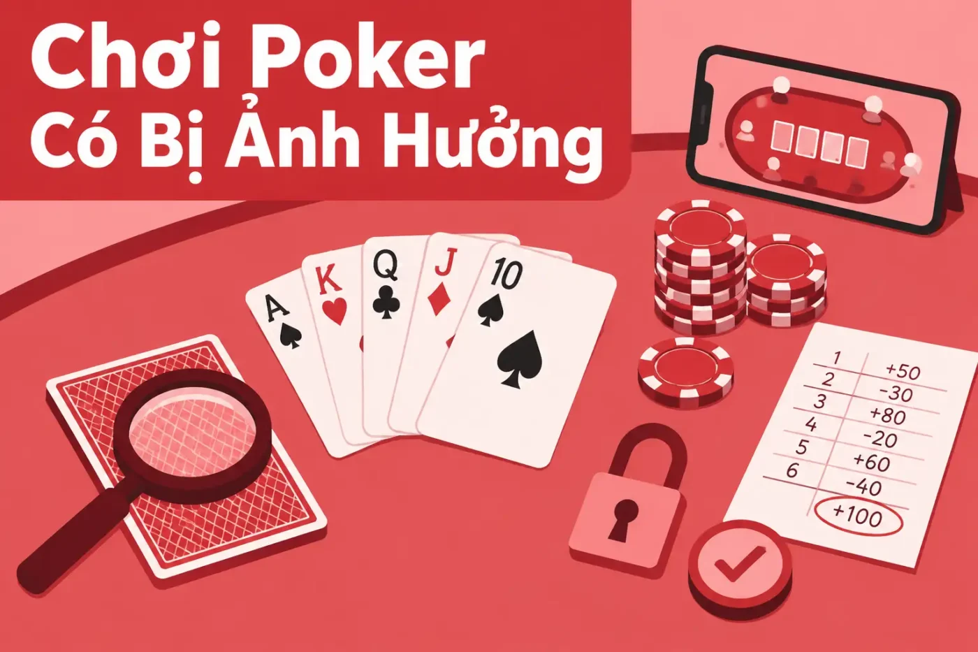 Chơi Poker có bị ảnh hưởng bởi vận hạn không