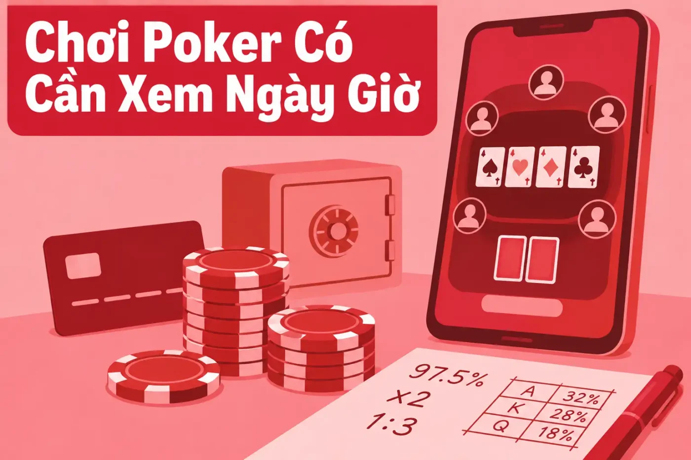 Chơi Poker có cần xem ngày giờ không