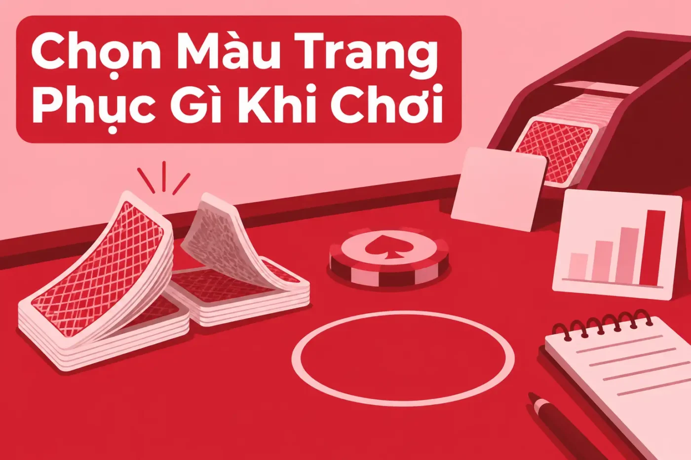 Chọn màu trang phục gì khi chơi poker để tạo lợi thế về tâm lý