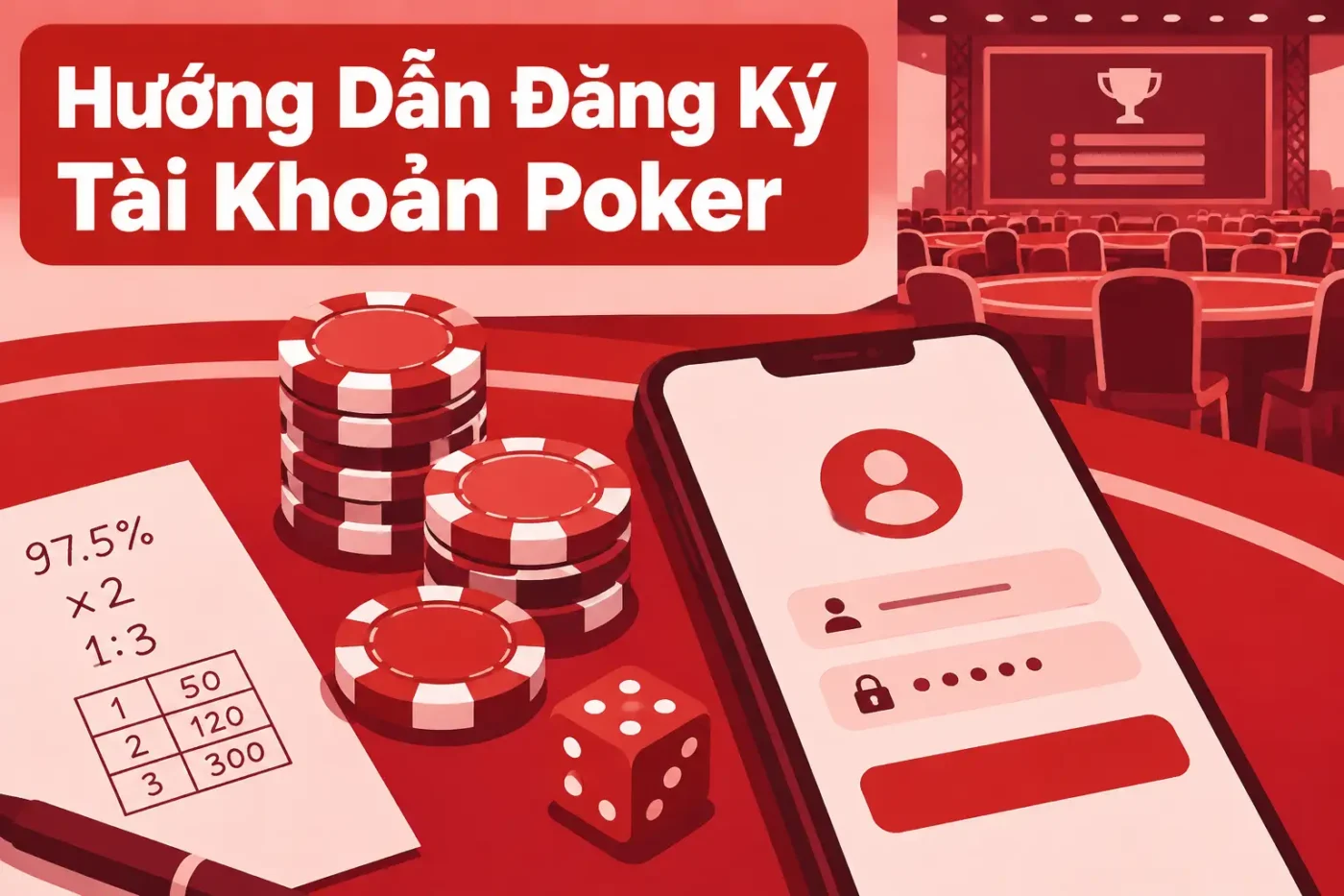 Hướng Dẫn Đăng Ký Tài Khoản Poker chi tiết cho người mới bắt đầu