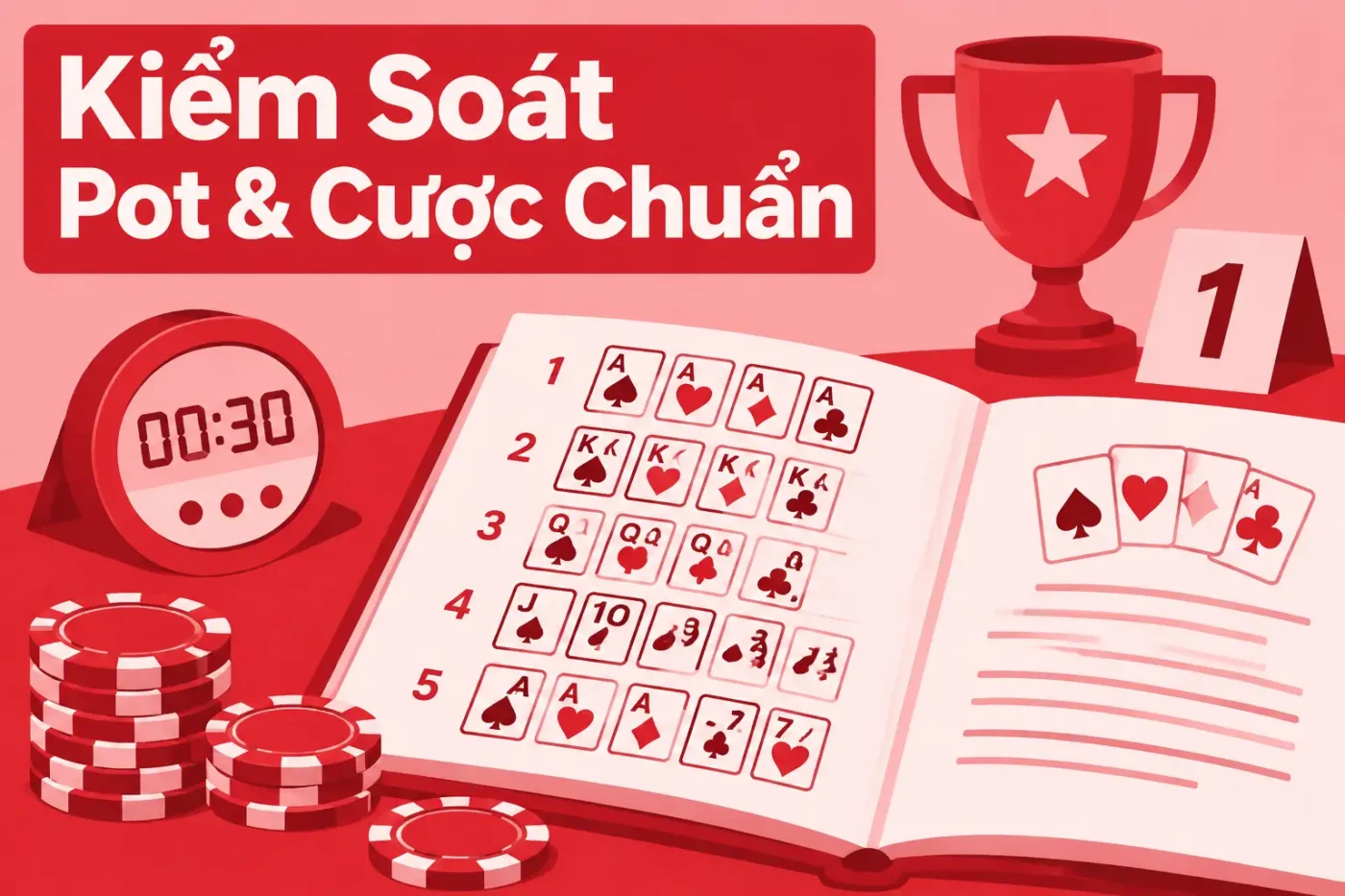 Kiểm soát pot & cược chuẩn trong các phiên cá cược Poker đình đám