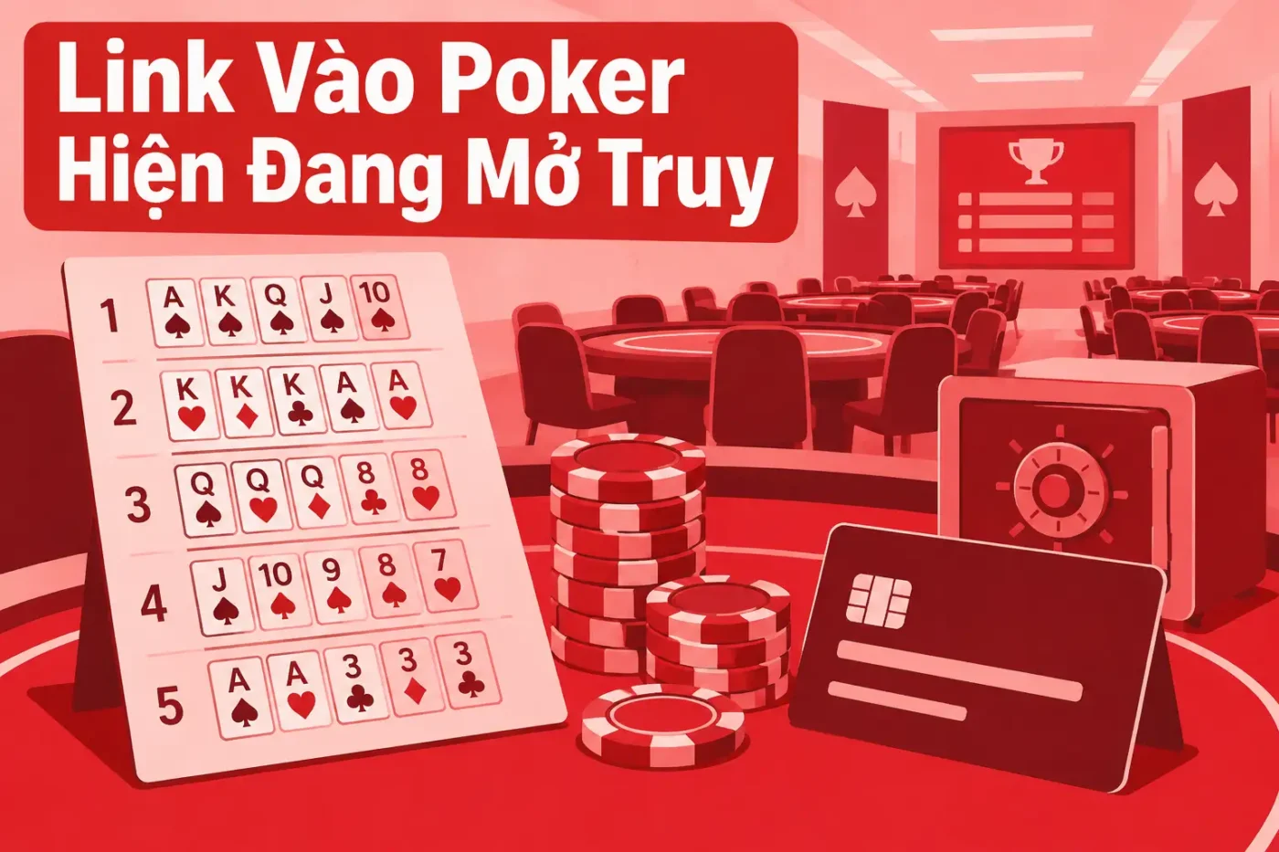 Link Vào Poker Hiện Đang Mở truy cập nhanh chóng và an toàn